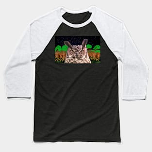 The Owlbserver In The Forest Baseball T-Shirt